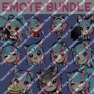 Twitch/Youtube/Discord Emotes! Bundle of 11
